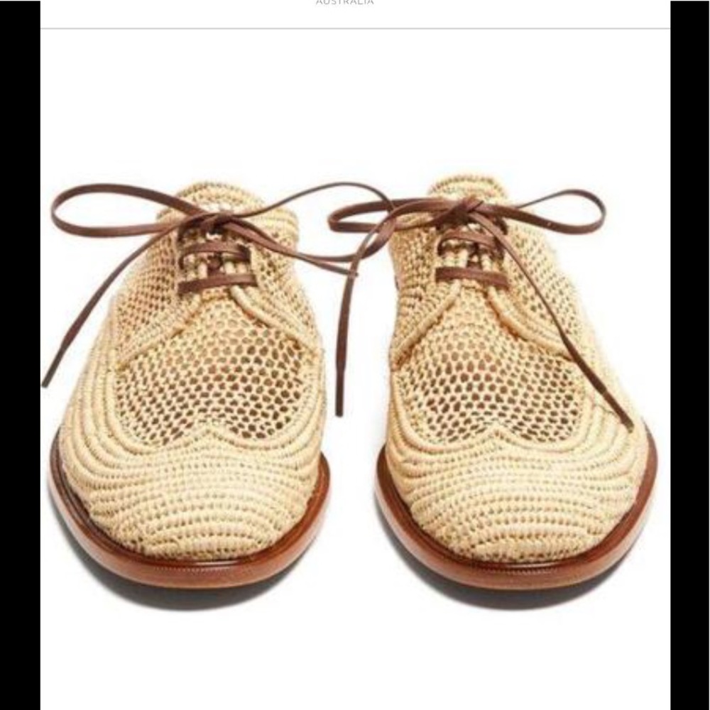 Jaly Raffia Lace Up Mule by Robert Clergerie Paris - Picture 9 of 15